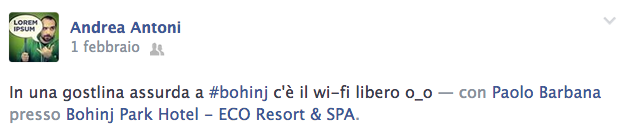status facebook